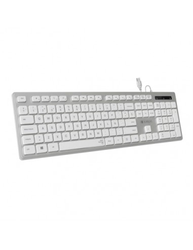 TECLADO SUBBLIM WIRED ERGO HQ USB PLATA