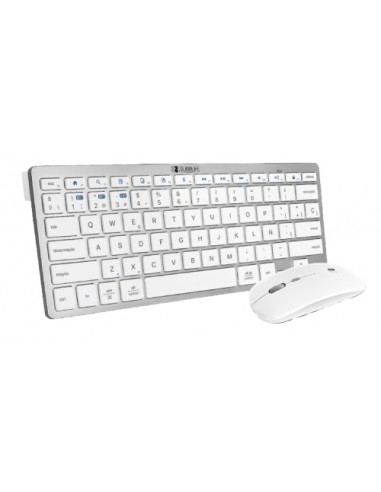 TECLADO Y RATON SUBBLIM COMBO BLANCO