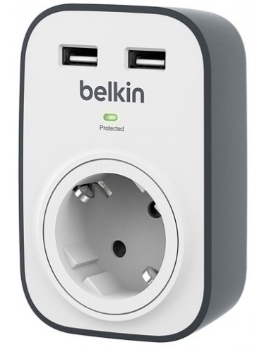 ENCHUFE PROTECTOR BELKIN 1 SAL.(REGLETA)