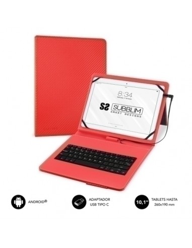 FUNDA TABLET SUBBLIM PRO USB 10