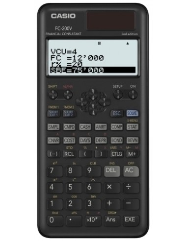 CALCULADORA FINANCIERA CASIO FC-200V-2