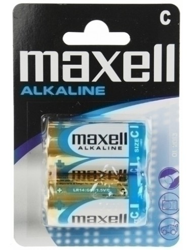 PILAS ALCALINA MAXELL LR14 B/2