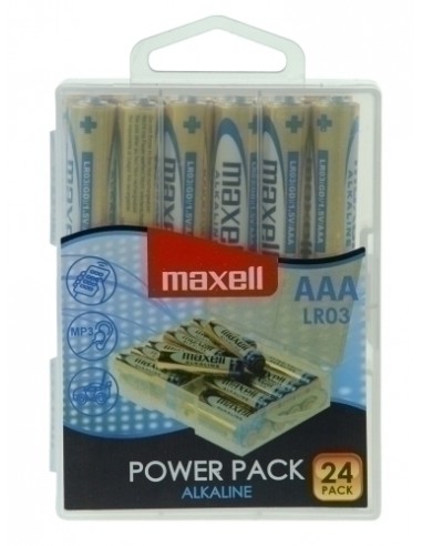 PILAS ALCALINA MAXELL LR03 P/24