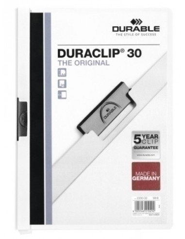 DOSSIER CLIP DURACLIP A4 2200 30h BLANCO