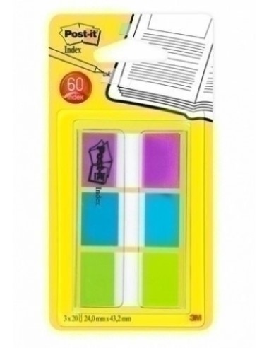 TACO BANDE POST-IT 1  3X20 MOR