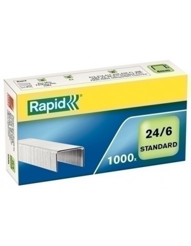 GRAPAS RAPID STANDARD 24/6 GALV.cj.1000