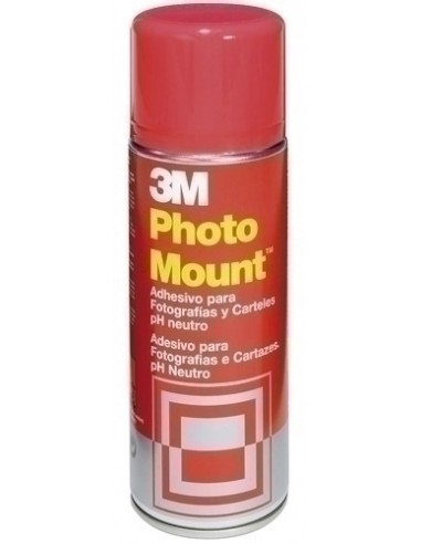 PEGAMENTO SPRAY 3M 400ml PHOTO (ROJO)