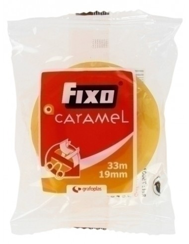 CINTA ADHESIVA FIXO CARAMEL 33x19