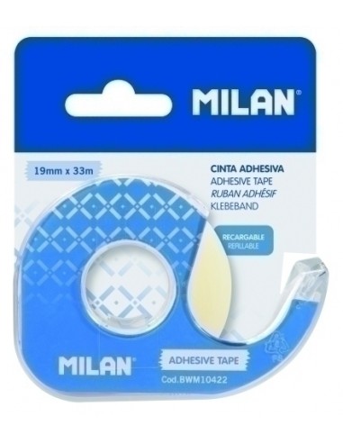 CINTA ADHESIVA MILAN 33x19 c/DISPENSADOR