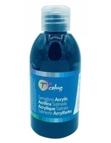 PINTURA ACRIL.TCOLORS 250 ml NEGRO