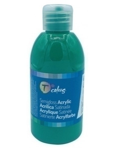 PINTURA ACRIL.TCOLORS 250 ml VERDE