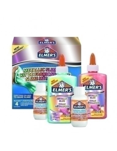 JUEGO ELMER´S SLIME KIT COMPLT.METALICOS