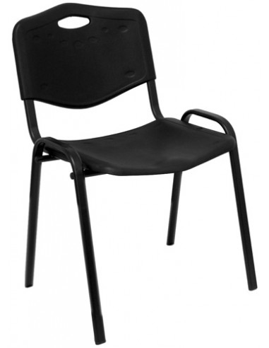 SILLA PIQUERAS ROBLEDO PVC NEGRO