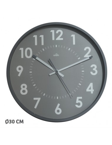 RELOJ PARED CEP ANALOGICO 30 CM GRIS