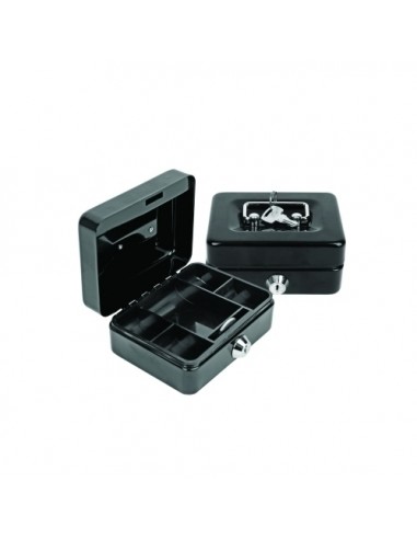 CAJA DE CAUDALES FOROFIS 12x9x6 NEGRO