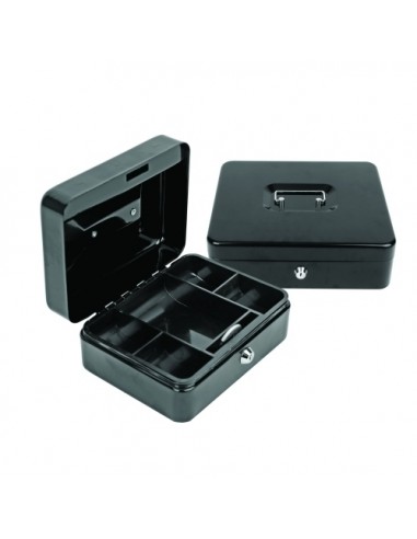 CAJA DE CAUDALES FOROFIS 25x18x9 NEGRO