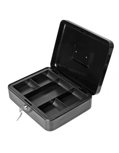 CAJA DE CAUDALES FOROFIS 30x24x9 NEGRO