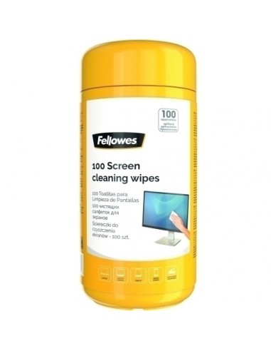 TOALLITAS FELLOWES LIMPIADORAS P/100