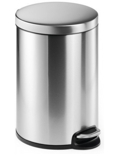 PAPELERA DURABLE MET.REDONDA 20 L INOX