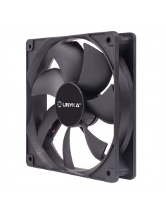 Unykach Ventilador 120mm - Velocidad Max. 1200rpm - Color Negro
