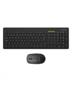Unykach MK212 Pro Slim Wireless Pack de Teclado Inalambrico Slim 108 Teclas de Membrana-Raton Inalambrico 1600dpi-3