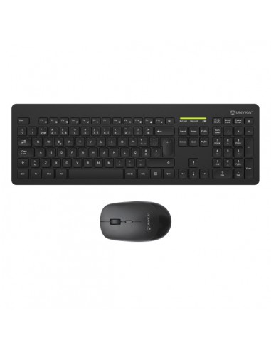 Unykach MK212 Pro Slim Wireless Pack de Teclado Inalambrico Slim 108 Teclas de Membrana-Raton Inalambrico 1600dpi-3