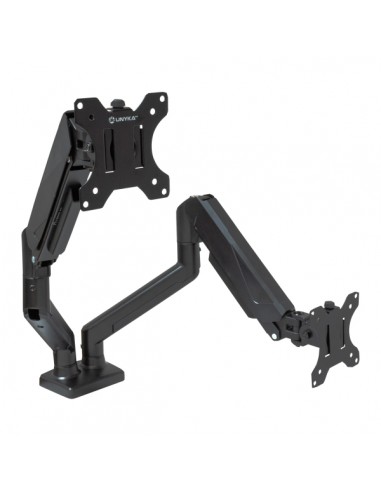 Unykach UK1479 Soporte de Mesa con Brazo Articulado para 2 Monitores de 13"-32" - Giratorio-Resorte de Gas - Gestion de