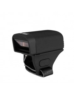 AVPos Lector de Codigos Portatil Finger BT02 - Codigos 1D-2D y QR - USB y Serie - Bluetooth - 300mAh - Color Negro