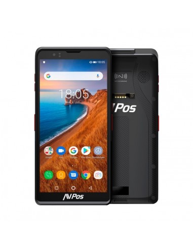 AVPos Capturador PDA DC60 6" OctaCore - 4GB - 64GB - WIFI BT NFC 4G-- 5000mAh - Escaner de Codigos de Barras 2D - Funda
