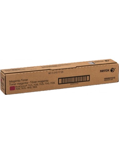 Xerox WorkCentre 7525 7535 7545 7830 Magenta Cartucho de Toner Original - 006R01515