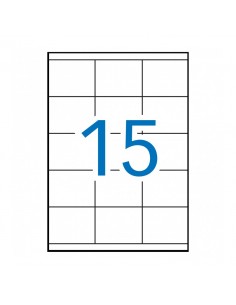 Apli Etiquetas Permanentes Blancas 70 x 50.8 mm - 100 Hojas