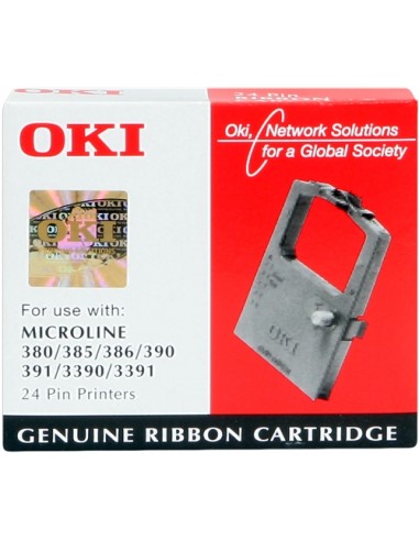 OKI ML380 ML390 ML3390 Negra Cinta Matricial Original - 09002309