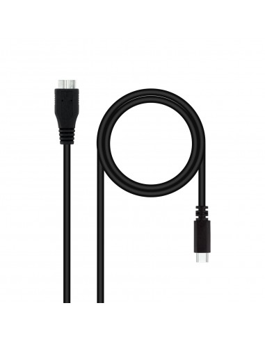 Nanocable Cable USB 3.0 USB-C Macho a MicroUSB-B Macho 1m