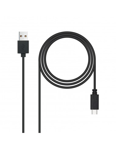 Nanocable Cable USB 2.0 3A USB-C Macho a USB-A Macho 3m