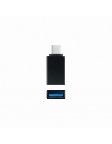 Nanocable Adaptador USB-C a USB 3.1 - USB-C M-USB-A H - Aluminio - Color Negro