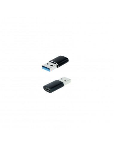 Nanocable Adaptador USB-A 3.1 Macho a USB-C Hembra