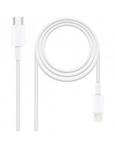 Nanocable Cable USB-C Macho a Lightning Macho 50cm