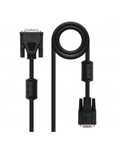 Nanocable Cable DVI 18 5 Macho a SVGA HDB15 Macho 5m - Color Negro