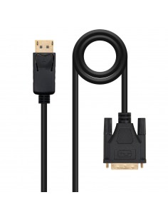 Nanocable Cable Conversor DisplayPort Macho a DVI Macho 2m - Color Negro
