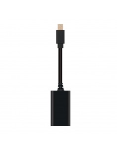 Nanocable Conversor Mini DP a HDMI - mDP M-HDMI A H - 15cm - Color Negro