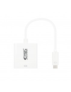 Nanocable Conversor USB-C A HDMI 4K - 15 CM - Color Blanco