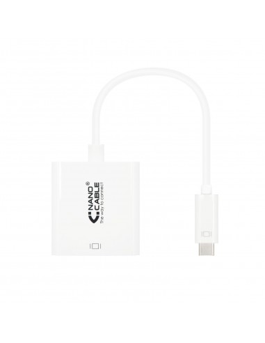 Nanocable Conversor USB-C A HDMI 4K - 15 CM - Color Blanco