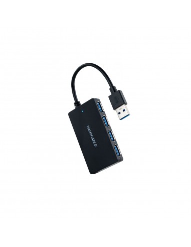 Nanocable Hub USB-A 3.0 con 4x USB-A 3.0 - Cable de 0.15m