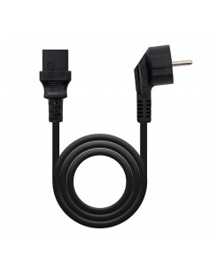 Nanocable Cable de Alimentacion CPU - Shucko CEE7 Macho a C-13 Hembra 1.50m - Color Negro