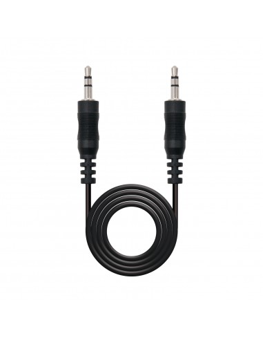 Nanocable Cable Audio Estereo Jack 3.5mm Macho a Jack 3.5mm Macho 10m - Color Negro