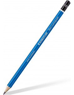 Staedtler Mars Lumograph 100 Lapiz de Grafito Hexagonal - Mina 4B - Resistencia a la Rotura - Madera de Bosques Sostenibles