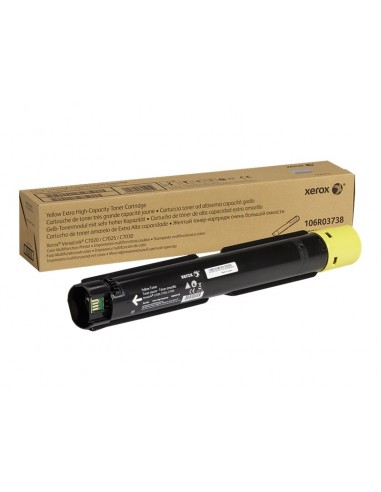 Xerox VersaLink C7020 C7025 C7030 Amarillo Cartucho de Toner Original - 106R03738