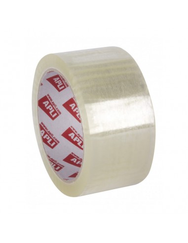 Apli Precinto Estandar Acrilico Transparente - PP - Sin Ruido - 48 mm x 66 m 25-m