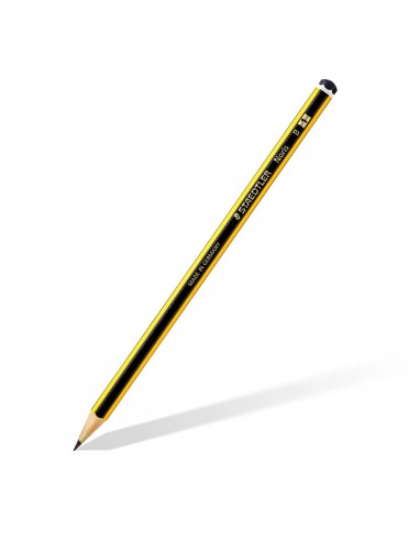 Staedtler Noris 120-1 Lapiz de Grafito Hexagonal - Mina B - Resistencia a la Rotura - Madera de Bosques Sostenibles
