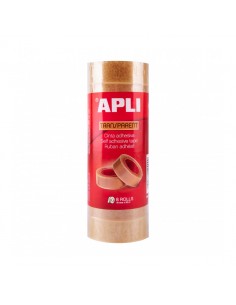 Apli Pack de 8 Cintas Adhesivas Transparentes 19 mm x 33 m